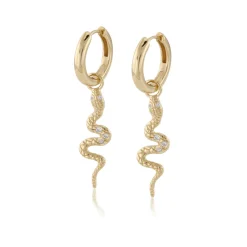 Gynning Jewelry Snake Örhängen>Carolina Gynning smycken New