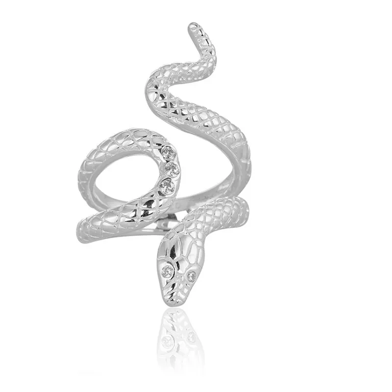 Gynning Jewelry Snake ring – Silver>Carolina Gynning smycken Hot