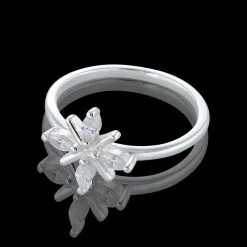 Gynning Jewelry Snowflake Ring (Silver)>Carolina Gynning smycken Outlet
