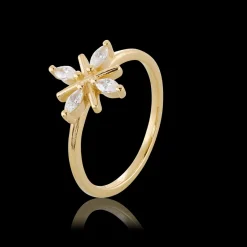 Gynning Jewelry Snowflake Ring (Guld)>Carolina Gynning smycken Clearance
