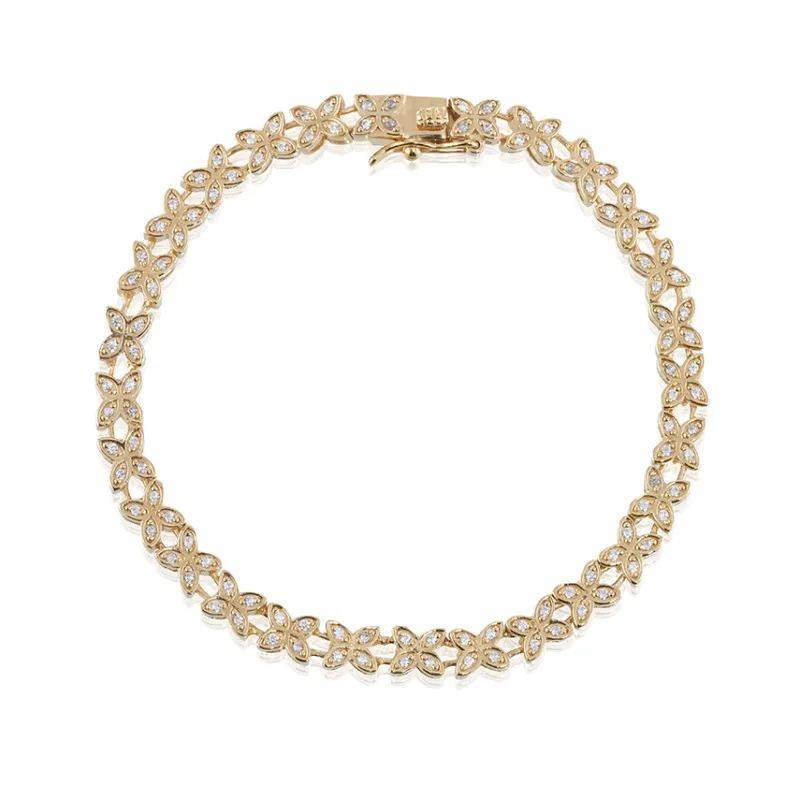 Gynning Jewelry Sparkling Ellipse T- Guld gp36>Armband Clearance