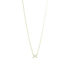 Gynning Jewelry Sparkling Ellipse Mini Halsband (Guld)>Carolina Gynning smycken Online