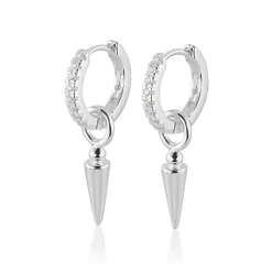 Gynning Jewelry Spear of life örhängen creol (Silver)>Carolina Gynning smycken Outlet