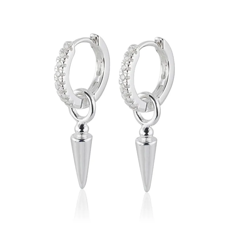 Gynning Jewelry Spear of life örhängen creol (Silver)>Carolina Gynning smycken Outlet