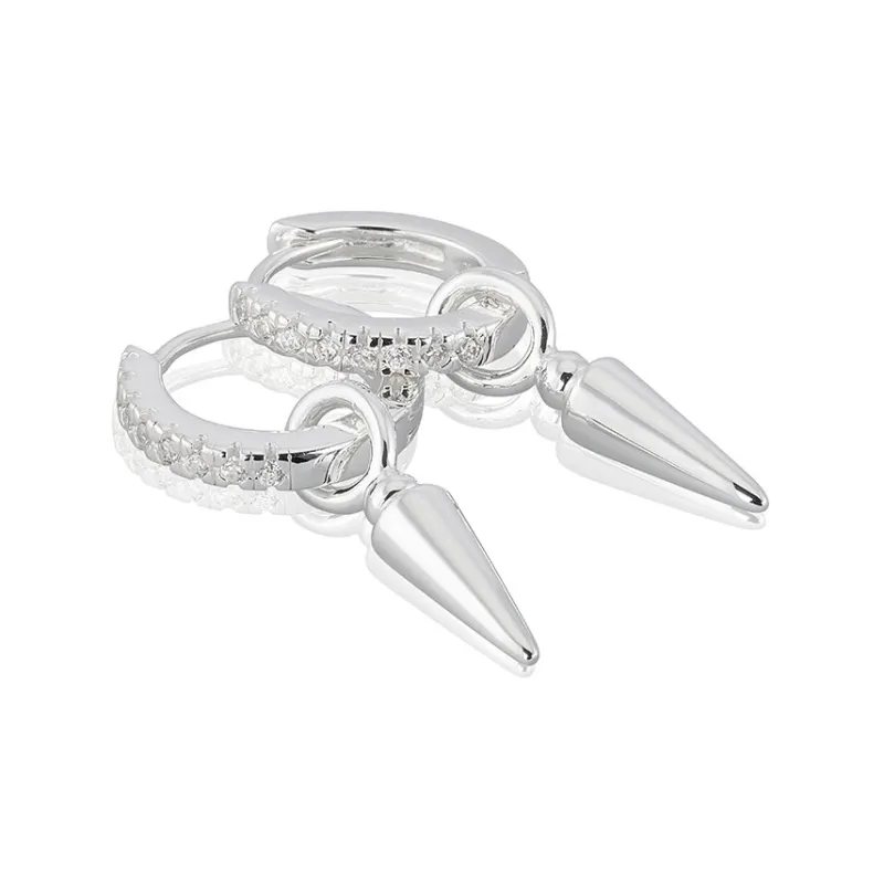 Gynning Jewelry Spear of life örhängen creol (Silver)>Carolina Gynning smycken Outlet