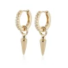 Gynning Jewelry Spear of life örhängen creol (Guld)>Carolina Gynning smycken Outlet