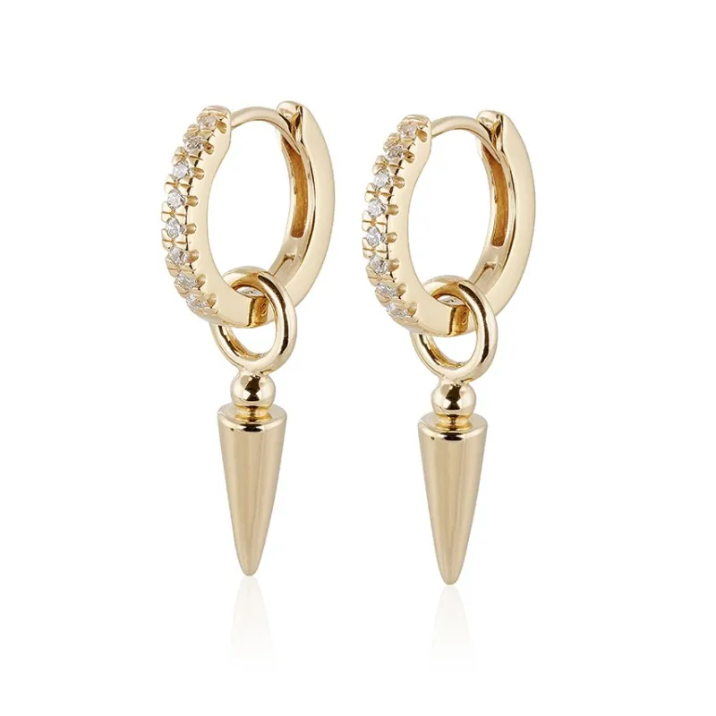 Gynning Jewelry Spear of life örhängen creol (Guld)>Carolina Gynning smycken Outlet