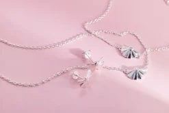 Gynning Jewelry Sunfeather Halsband (Silver)>Carolina Gynning smycken Discount