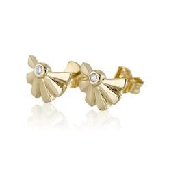 Gynning Jewelry Sunfeather Örhängen (Guld)>Carolina Gynning smycken Discount