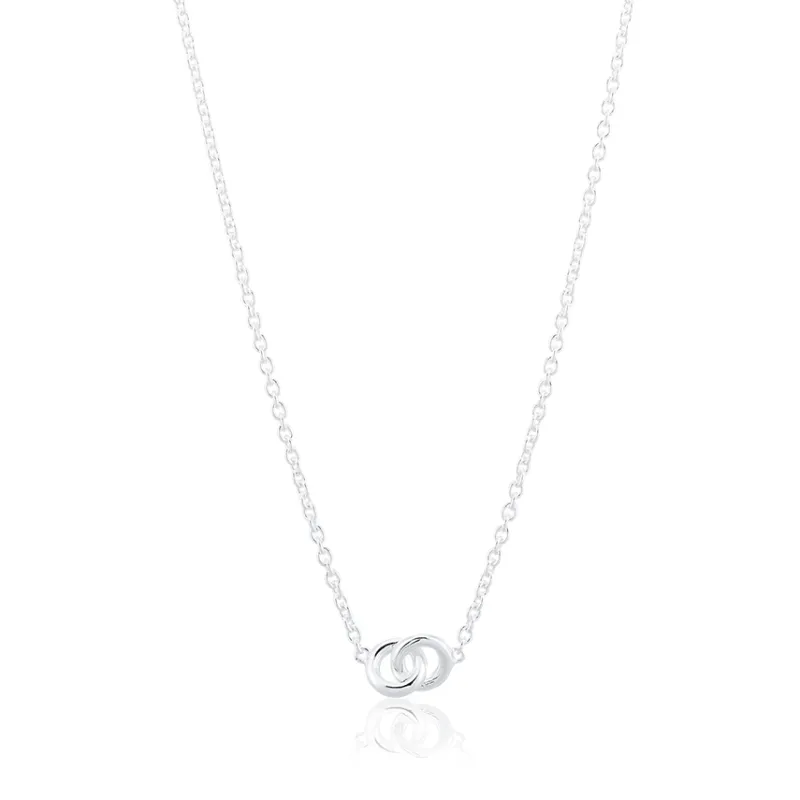 Gynning Jewelry The Knot Mini Halsband Silver s224>Carolina Gynning smycken