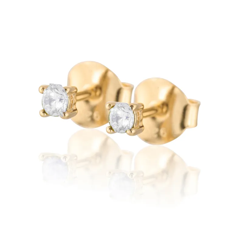 Gynning Jewelry Time To Glow Mini Örhängen XS Guld>Carolina Gynning smycken