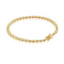 Gynning Jewelry Time To Glow T-armband Guld Grön>Carolina Gynning smycken