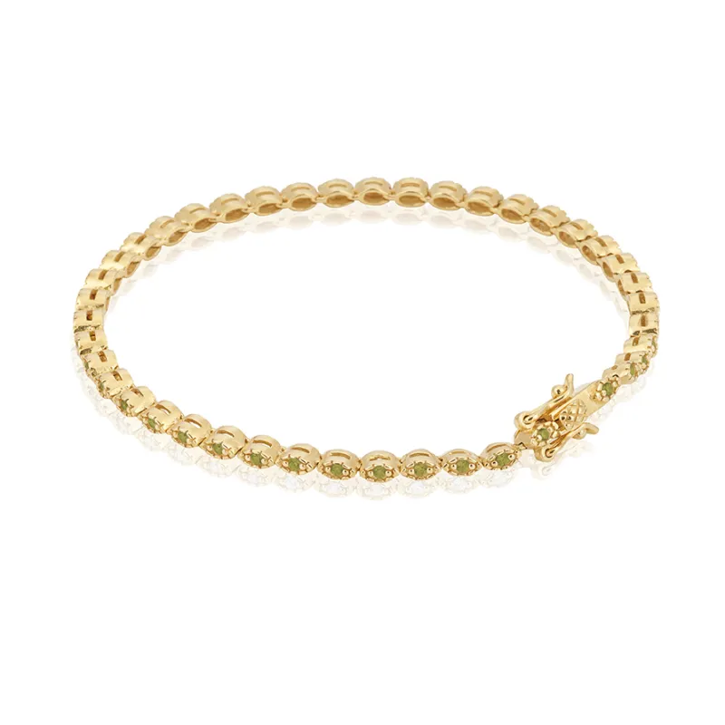 Gynning Jewelry Time To Glow T-armband Guld Grön>Carolina Gynning smycken