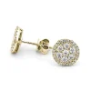 Örhängen i 18K Guld med 0.81ct TW/SI Diamanter – MSF06G>Halo Outlet