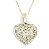 Hjärta Hänge i 18K Guld med 0.31ct TW/SI Diamanter – MSG53G> Hot