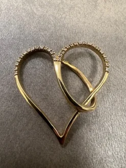 Hjärta i 18K Guld med Diamanter HJG011> Online