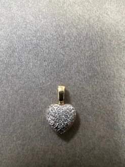 Hjärta i 18K Guld med Diamanter HJG018> New