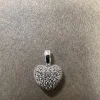 Hjärta i 18K Vitguld med Diamanter HJG020> Clearance