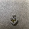 Hjärta i 18K Vitguld med Diamanter HJG024>