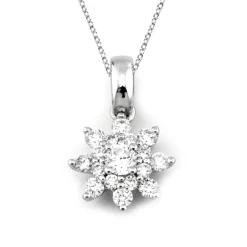 Hänge i 18K Vitguld med 0.36ct TW/SI Diamanter – MSG55W> Clearance