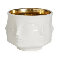 Dora Maar Skål Vit/Guld>Jonathan Adler