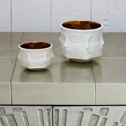 Dora Maar Skål Vit/Guld>Jonathan Adler