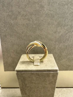 18K Guld – Diamant Ring – RBG039 ( Begagnad )><noscript><img width=