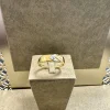 18K Guld + Vitguld Klackring – KLR010G18> New