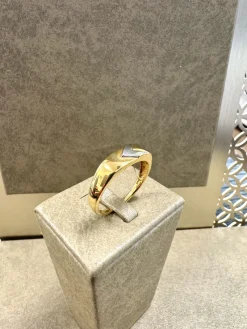 18K Guld + Vitguld Klackring – KLR010G18><noscript><img width=