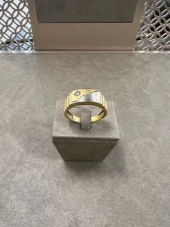 18K Guld Klackring Herr- RBG003 ( Begagnad )><noscript><img width=