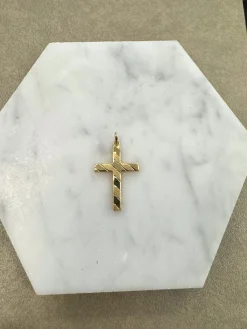 18K Guld Kors – KH017G> New