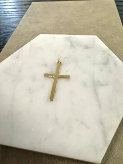 18K Guld Kors – KH007G> New