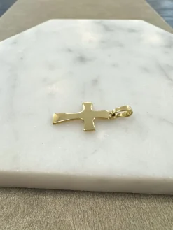 18K Guld Kors – KH027G> Hot