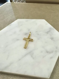 18K Guld Kors – KH006G> Online