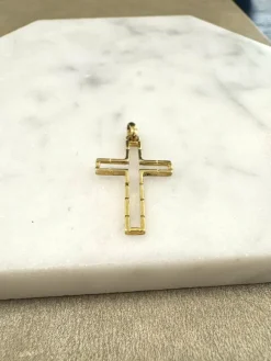 18K Guld Kors – KH025G> Outlet