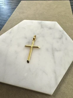 18K Guld Kors – KH008G> New