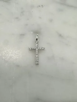 18K Guld Kors Cubic Zirconia – ZKHG011>