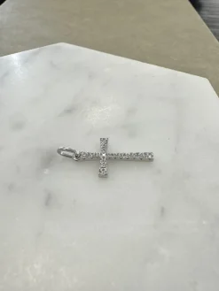 18K Guld Kors Cubic Zirconia – ZKHG011><noscript><img width=