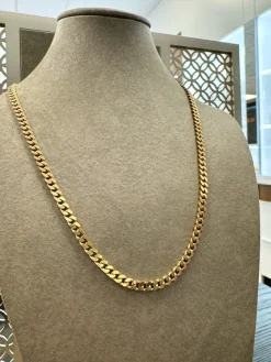 18K Guld Pansar Halsband – PLH003G18><noscript><img width=