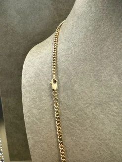 18K Guld Pansar Halsband – PLH004G18><noscript><img width=