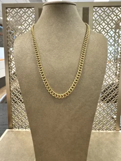 18K Guld Pansar Halsband PLH002G>