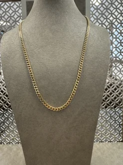 18K Guld Pansar Halsband PLH006G> Sale