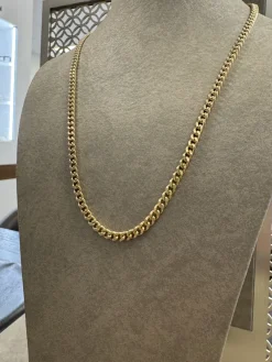 18K Guld Pansar Halsband PLH006G> Sale
