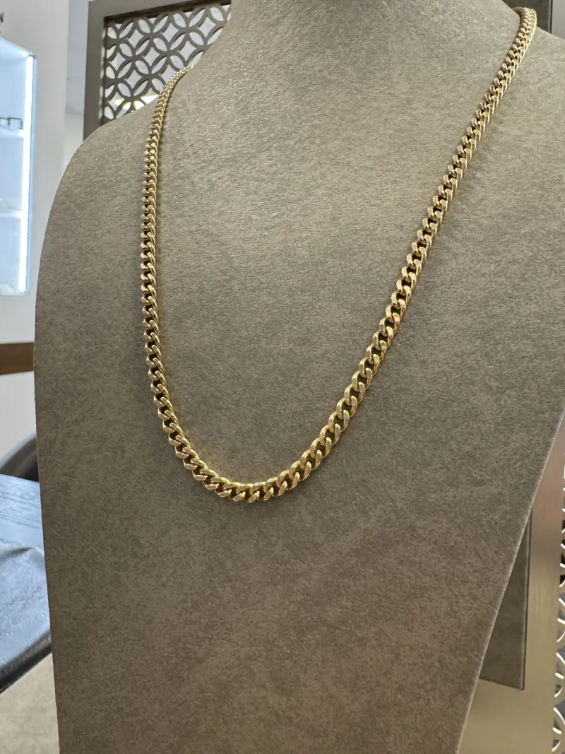 18K Guld Pansar Halsband PLH006G> Sale