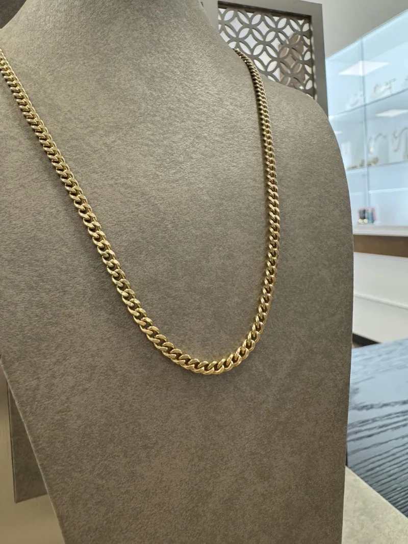 18K Guld Pansar Halsband PLH006G> Sale