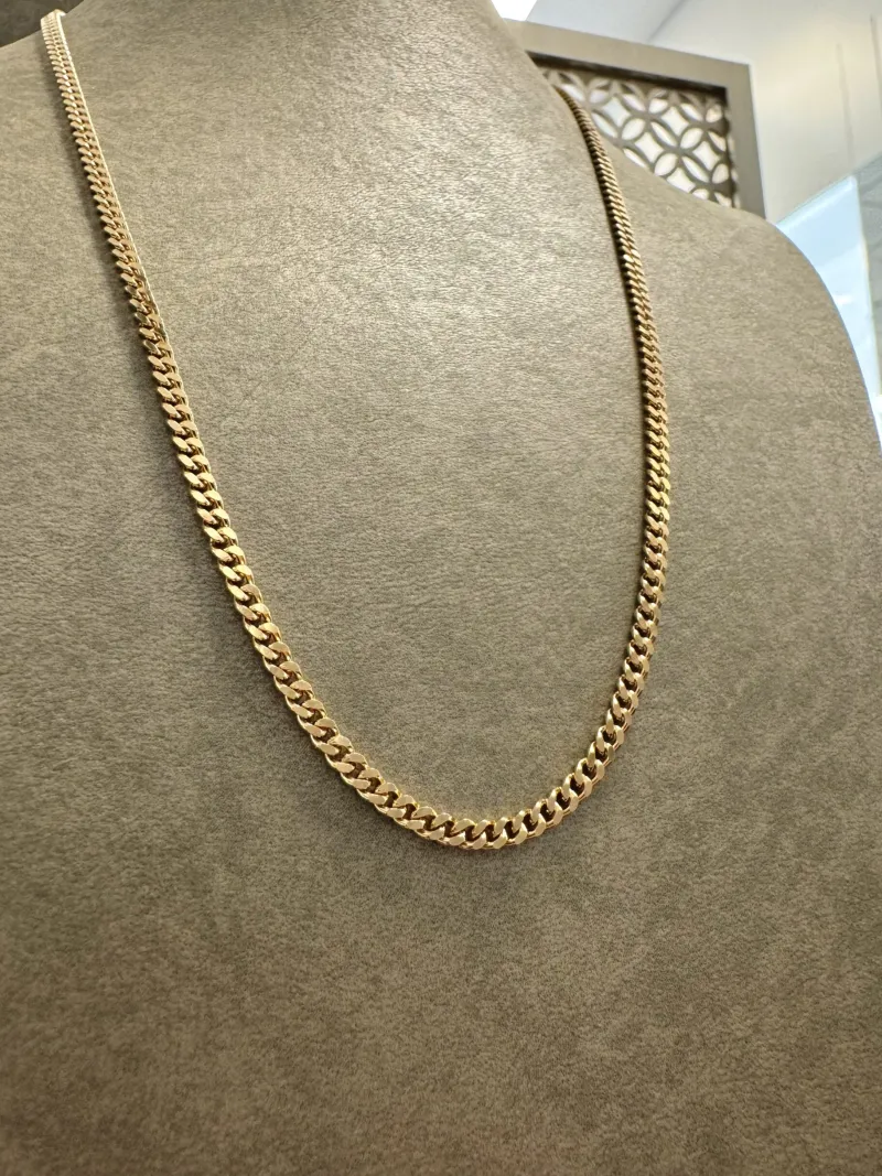 18K Guld Pansarlänk Halsband – GC-PAN-1528-HB> Best