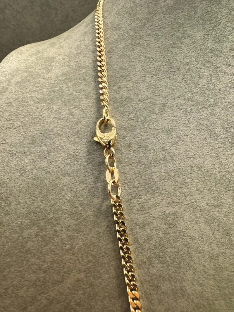 18K Guld Pansarlänk Halsband – GC-PAN-1528-HB> Best
