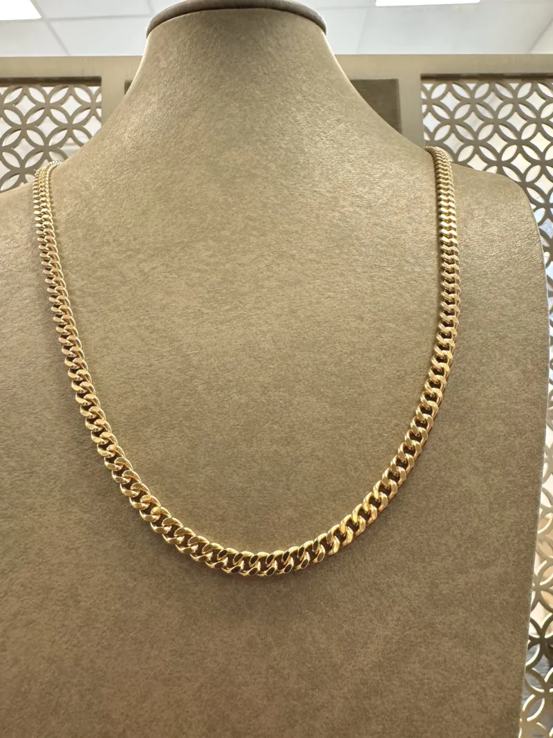 18K Guld Pansarlänk Halsband GC-PAN-2959-HB> Online
