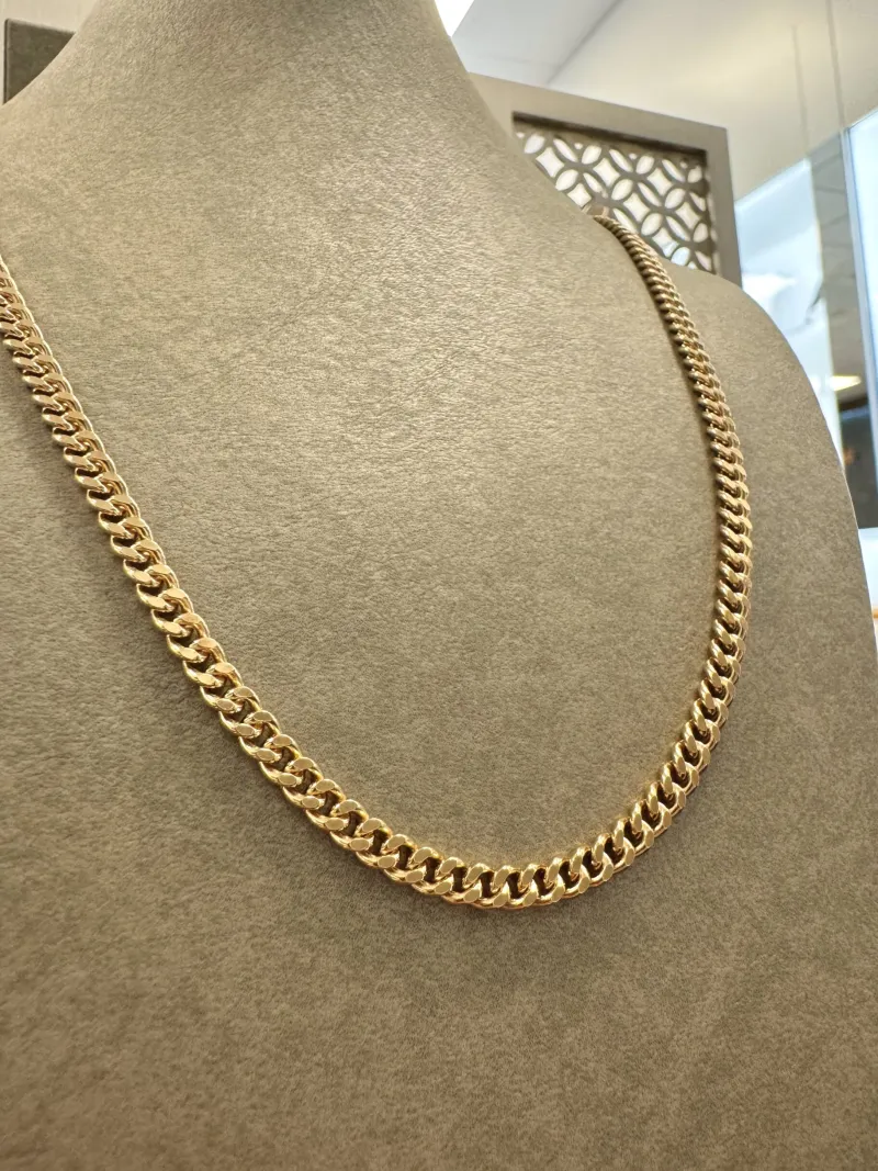 18K Guld Pansarlänk Halsband GC-PAN-2959-HB> Online