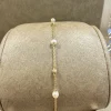 18K Guld Pärl Armband – 14054125> Sale